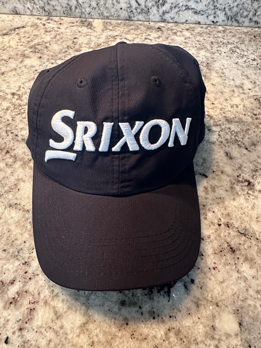 Srixon Golf Men's Black Cap with White Embroidered Logo